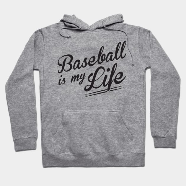 Baseball is my life Hoodie by nektarinchen